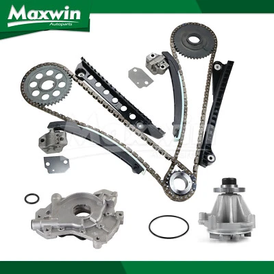 Timing Chain Kit Oil Water Pump Fit 2000 Ford E-350 Econoline Club Wagon 5.4L - Image 1 of 4