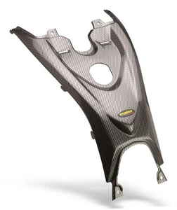 NEW YAMAHA RAPTOR 700 13 - 24 BLACK CARBON FIBER PLASTIC GAS TANK COVER - Picture 1 of 1