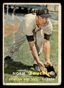 1957 Topps #372 Norm Zauchin - Picture 1 of 2