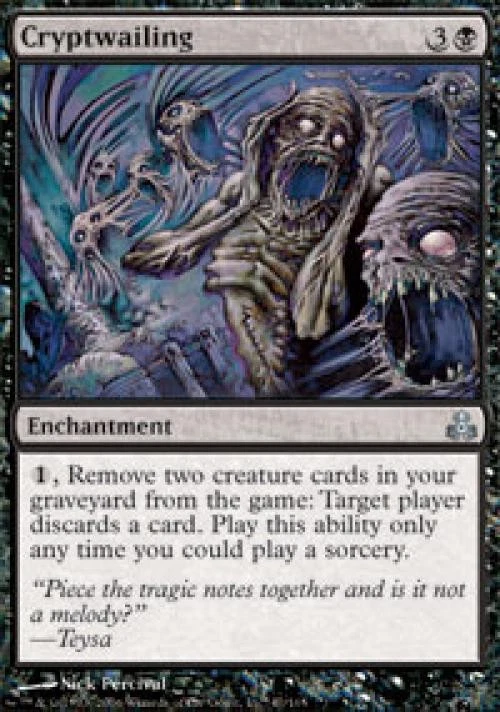 Cryptwailing -Foil Medium Play MTG Guildpact - Image 1 of 1