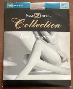 Jaclyn Smith Control Panty Sheer Toe Sheer Nylon Size B Fawn Are Sensations - Bild 1 von 3