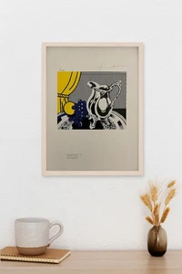 ROY LICHTENSTEIN ORIGINAL SIGNED LITHOGRAPH, COA AND APPRAISAL FOR $3,500 USD.- - Picture 1 of 9