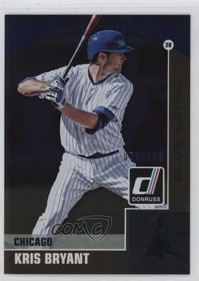 2015 Panini Donruss Preferred Club Level Gold /299 Kris Bryant #40 Rookie RC - Image 1 of 2