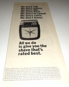 1960 RONSON ELEKTRORASIERER ORIGINAL ANZEIGE - Bild 1 von 1