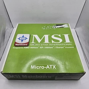 Scheda madre MSI MS-6738 KM2M Combo-L MicroATX sigillata! NOS nuovo con scatola - Foto 1 di 9