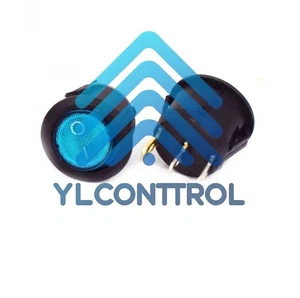 Interruptor basculante Snap-in azul 5 piezas mini 3 pines redondo SPDT ON-OFF NUEVO K98 - Imagen 1 de 4