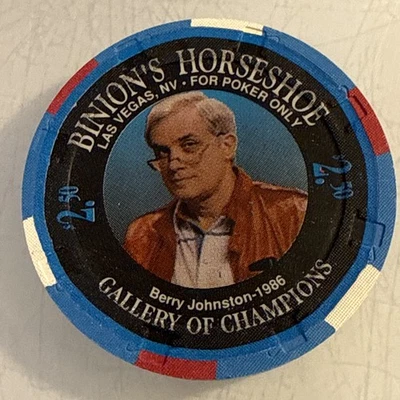 Binion's Horseshoe World Series of Poker 1994 $2,50 ficha de casino Las Vegas Nevada Foto 1 de 3
