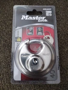 Lucchetto Master Lock 40KADPF n.40 acciaio inox resistente alle intemperie nuovo in confezione - Foto 1 di 2