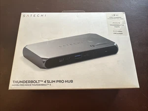New Satechi Thunderbolt 4 Slim Hub Pro - 5-in-1 Dock- USB-C 60W - SEALED - Picture 1 of 4