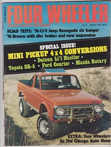 Vintage Allrad Magazin August 1976 - Ford Courier Cover, Bronco Test - Bild 1 von 2