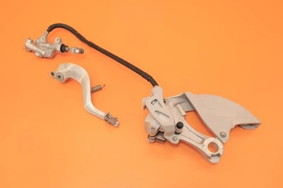 2005-2006 WR450F WR450 OEM Rear Brake Caliper Bracket Master Cylinder Hose Lever - Image 1 of 4