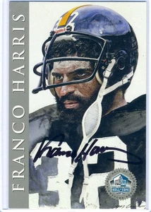Franco Harris 1998 HOF Hall Fame Signature Series Platinum /2500 Autograph Auto - Picture 1 of 1