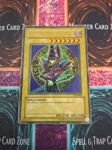 Yugioh Dark Magician LOB-005 Ultra Rare OG Unlimited Heavily Played - Picture 1 of 9