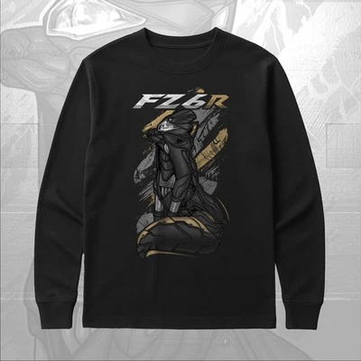 Camiseta manga larga para aficionados Yamaha FZ6R 2009-2017 Arctic Fox Foto 1 de 2