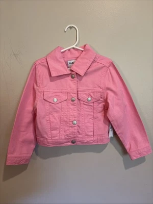 NUEVO Chaqueta Denim Rosa Niños Azul Marino Antigua Foto 1 de 3