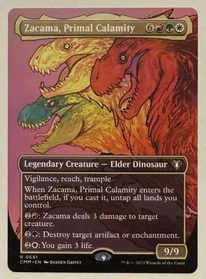 Zacama, Primal Calamity Borderless - Commander Masters MTG - Image 1 of 2