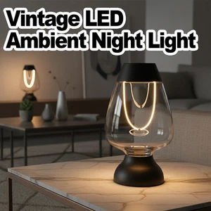 Rechargeable LED Filament Table Lamp Lamps Warm Light Decorative Bar Atmosphere - Picture 1 of 10