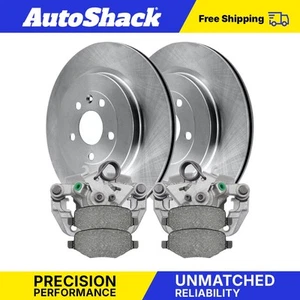 Rear Disc Rotors Brake Calipers Brake Pads for Ford Explorer Flex Taurus - Picture 1 of 7