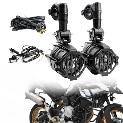 2PCS LED Fog Lamp Auxiliary Driving Light For BMW K1600 R1200GS R1100GS F700GS - Image 1 of 4