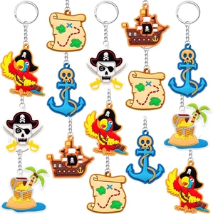 30 Pcs Circus Party Favors Ninja Clown Animals Pirate Themed Keychain for Carniv - Picture 1 of 12