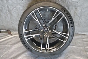 22 23 24 AUDI R8 V10 5.2L OEM REAR WHEEL RIM 20X11 +47 5X112 MICHELIN TIRE  - Picture 1 of 9