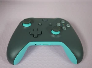 Microsoft Xbox ONE Wireless Controller Model 1708 Grey Blue Tested READ! - Picture 1 of 10