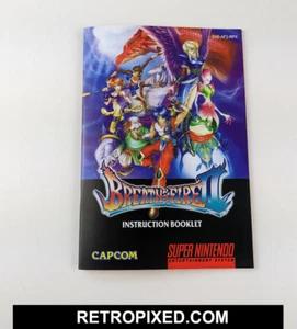 Breath of Fire II - SNES Manual - English - NEW Replacement - Foto 1 di 4