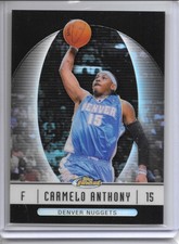 Carmelo Anthony BLACK REFRACTOR /99 Topps Finest 2006-07 Prev Graded 9 C S G