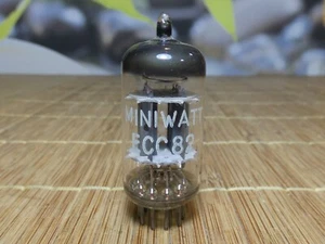 1 X MINIWATT ECC82 TUBE / RÖHRE / VALVE. NOT TESTED. - Imagen 1 de 2