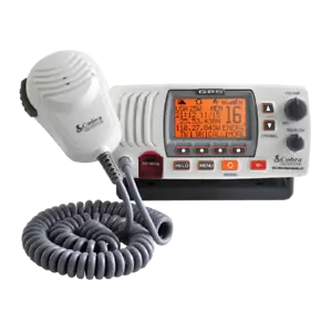 Cobra MRF77W GPS Fixed Mount Marine Radio DSC-capable GPS Rewind Say Again NOAA - Picture 1 of 12