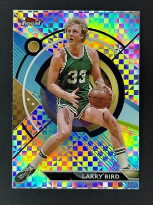2023-24 Topps Finest #48 Larry Bird Checkerboard Refractor - Image 1 of 3