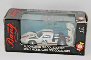 BANG #453 Ford Gt 40 Le Mans 66 #59 1:43 White Rare in Box - Picture 1 of 5