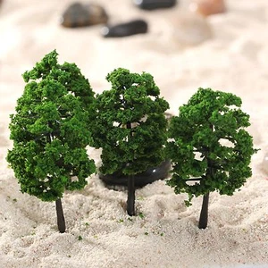 10PCS Trees Model HO N Scale Train Railway Wargame Scenery Park Street Layout - Picture 1 of 9