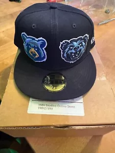 2 Bears 1 cave New Era hat fitted hat 7 3/8 - Picture 1 of 4