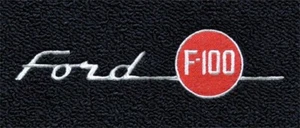 New Ford F-100 Logo Loop Carpet Floor Mats Fits 1965-1972 - You Pick Mat Color - Bild 1 von 7