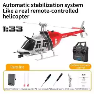 Helicóptero caliente RC resistente a choques helicóptero de simulación eléctrica 6 ejes giroscopio juguete - Imagen 1 de 27