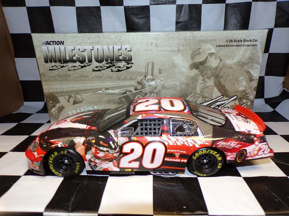 Tony Stewart #20 Milestones 1999 Rookie of The Year 2005 NASCAR Action 1 24