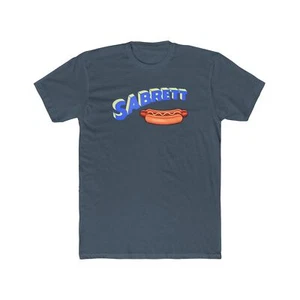 Sabrett Hotdogs New York City Street Food Men's Cotton Crew Tee - Picture 1 of 14