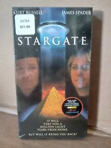 Stargate VHS Tape Factory Sealed Kurt Russell James Spader Watermark - Imagen 1 de 3