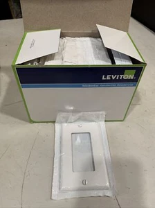 Leviton 021-80401-W 1 Gang Dekor Abdeckplatte weiß Menge. 20 - Bild 1 von 2