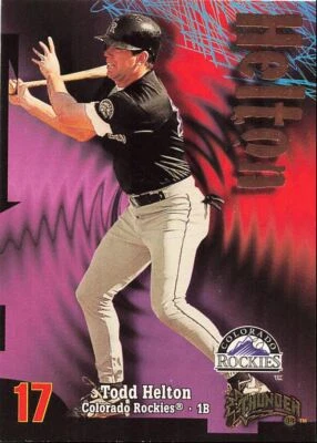 1998 Circa Thunder Todd Helton /150 Colorado Rockies #65 - Image 1 of 2