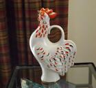 Lomonozov Russia Decanter Rooster Red And Gold Mid Century Modern 22K Gold