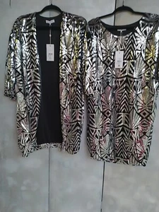 Zhenzi Damen Kleiderpaket 2 x Gr 46 48 Restposten Mode Shirt + Jacke  - Bild 1 von 10