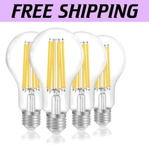 Energy-Efficient 18W Dimmable LED Light Bulbs, 150W Equivalent, Warm White Glow - Picture 1 of 10
