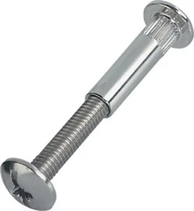 M6 Connecting Screws Complete Fitting Finish - Nickel-Plated - Picture 1 of 4