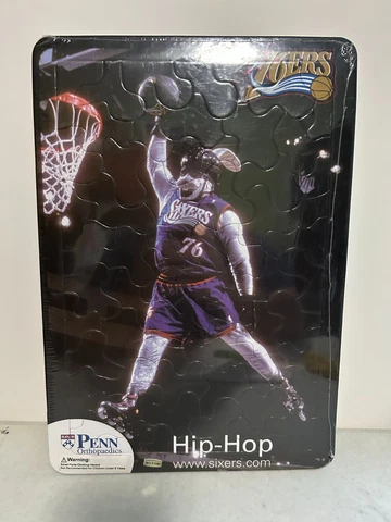 Philadelphia Sixers 76ers Hip-Hop Puzzle SGA? Giveaway? Retired Mascot Cover