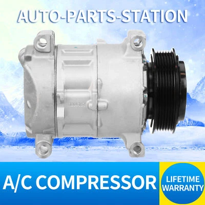 A/C Compressor w/ 7SAS17F Style for Chevy Silverado 2500 HD GMC Sierra 2500 HD - Image 1 of 4