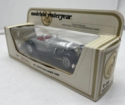 1937 MERCEDES 540K DIECAST CAR MATCHBOX MODELS OF YESTERYEAR Y-20 1:43 ORIG BOX - Image 1 of 4