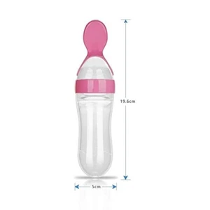 Silicone Squeeze Bottle Spoon Baby Feeding Cereal, Rice, Supplement and more - Picture 1 of 13