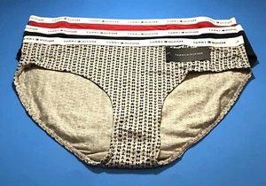 Tommy Hilfiger XLG Bikini Women's Cotton Panties Underwear - 3 Pack - Logo - Picture 1 of 6
